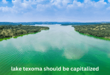 lake texoma should be capitalized