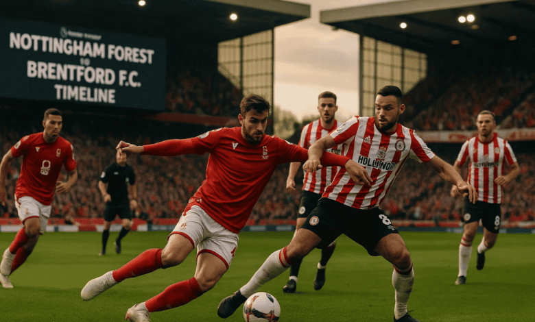 nottingham forest vs brentford f.c. timeline