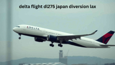 delta flight dl275 japan diversion lax
